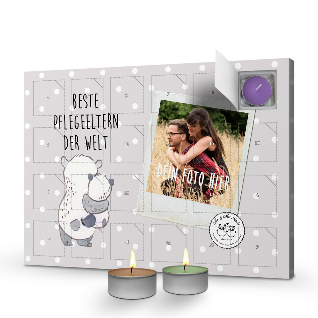 Personalisierter Duftkerzen Foto Adventskalender Panda Beste Pflegeeltern der Welt Personalisierter Duftkerzen Adventskalender, für, Dankeschön, Geschenk, Schenken, Geburtstag, Geburtstagsgeschenk, Geschenkidee, Danke, Bedanken, Mitbringsel, Freude machen, Geschenktipp, Pflegeeltern, Pflegekind, Adoption, Eltern, Mama, Papa, Mami, Papi, Familie, Elternpaar, Mama und Papa