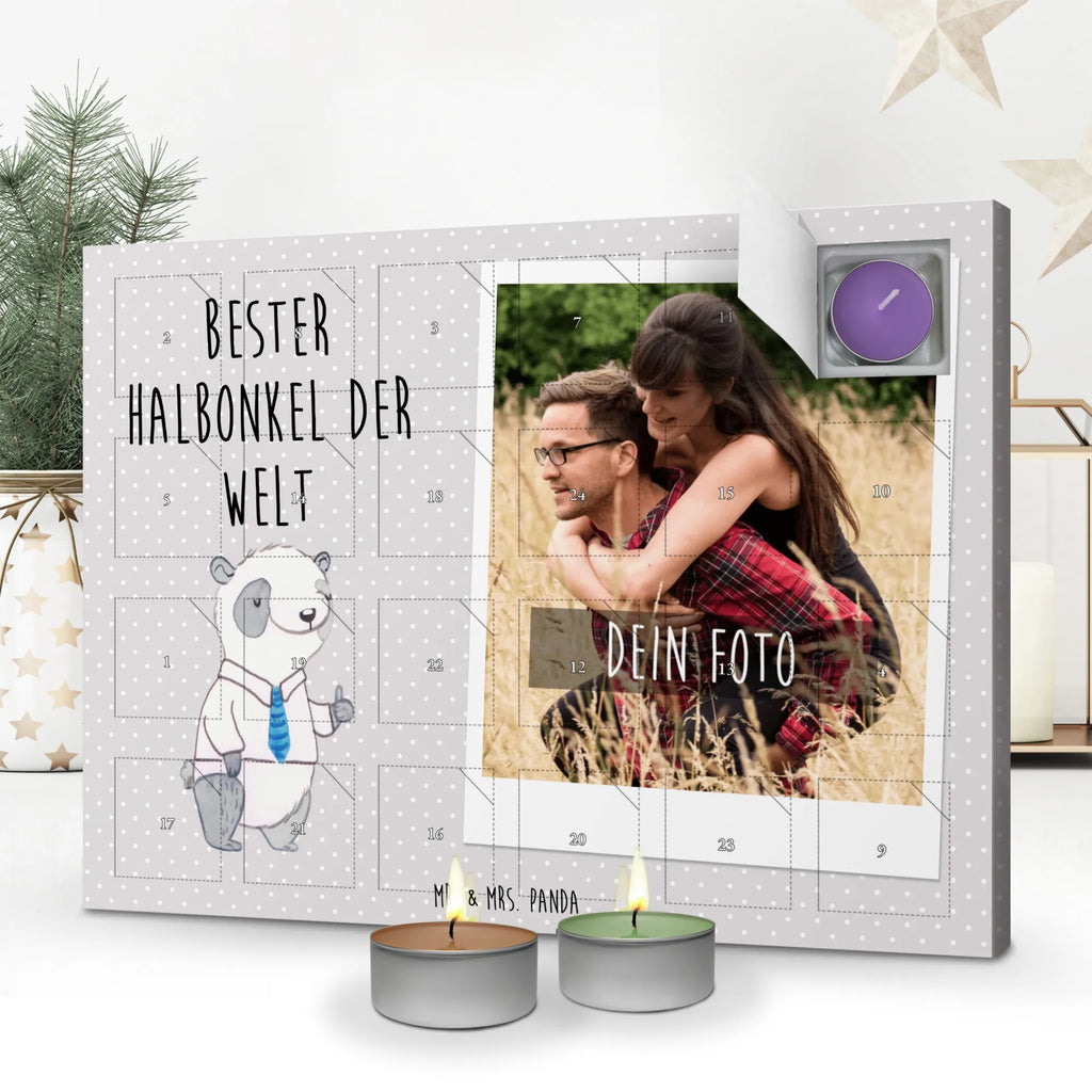 Personalisierter Duftkerzen Foto Adventskalender Panda Bester Halbonkel der Welt Personalisierter Duftkerzen Foto Adventskalender, für, Dankeschön, Geschenk, Schenken, Geburtstag, Geburtstagsgeschenk, Geschenkidee, Danke, Bedanken, Mitbringsel, Freude machen, Geschenktipp, Onkel, bester Onkel, Halbonkel, Stiefonkel, Stief, Stiefgeschwister, Familie, Kleinigkeit