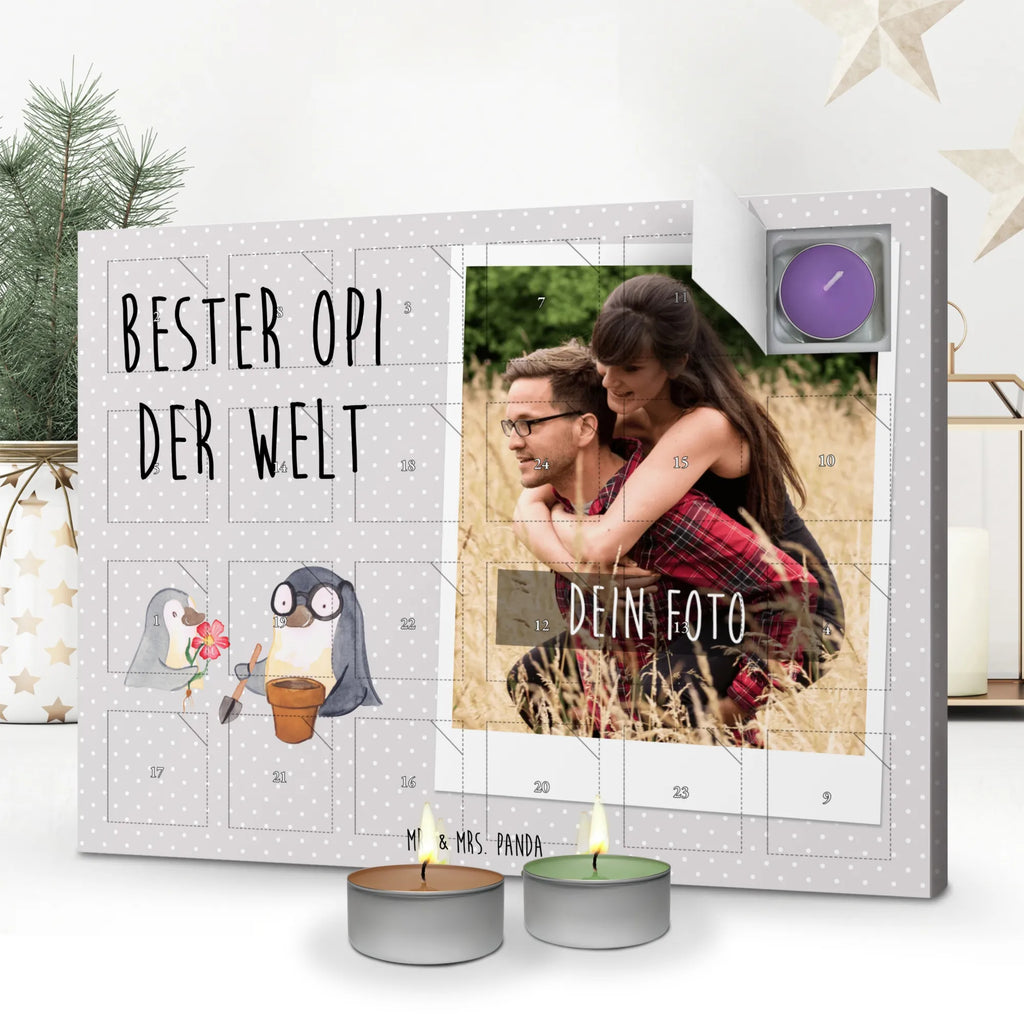 Personalisierter Duftkerzen Foto Adventskalender Pinguin Bester Opi der Welt Personalisierter Duftkerzen Foto Adventskalender, für, Dankeschön, Geschenk, Schenken, Geburtstag, Geburtstagsgeschenk, Geschenkidee, Danke, Bedanken, Mitbringsel, Freude machen, Geschenktipp, Großvater, Grossvater, Opa, Opi. Großpapa, Großeltern, Nichte, Neffe, Kleinigkeit, Oppa, Oppi, Bester