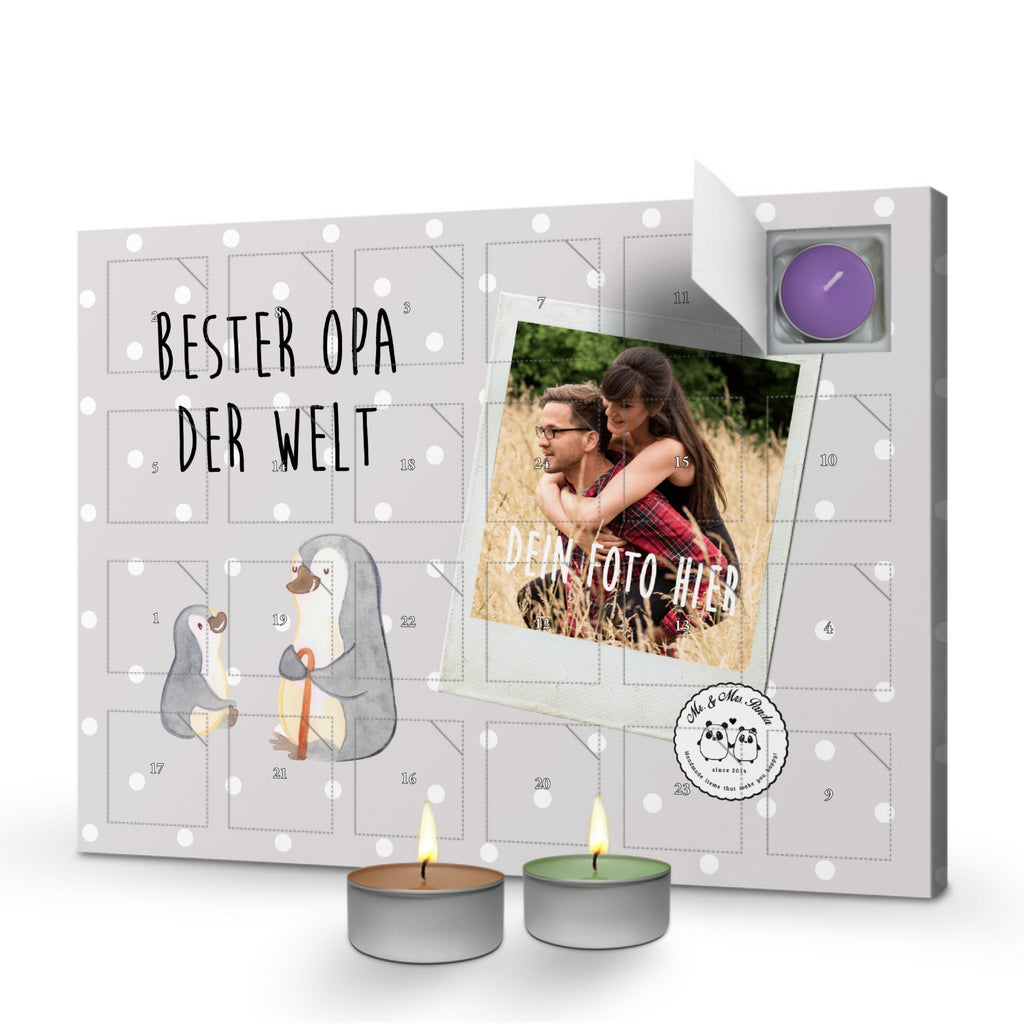 Personalisierter Duftkerzen Foto Adventskalender Pinguin Bester Opa der Welt Personalisierter Duftkerzen Adventskalender, für, Dankeschön, Geschenk, Schenken, Geburtstag, Geburtstagsgeschenk, Geschenkidee, Danke, Bedanken, Mitbringsel, Freude machen, Geschenktipp, Großvater, Grossvater, Opa, Opi. Großpapa, Großeltern, Enkel, Enkelin, Enkelkind, Kleinigkeit, Oppa, Oppi, Bester