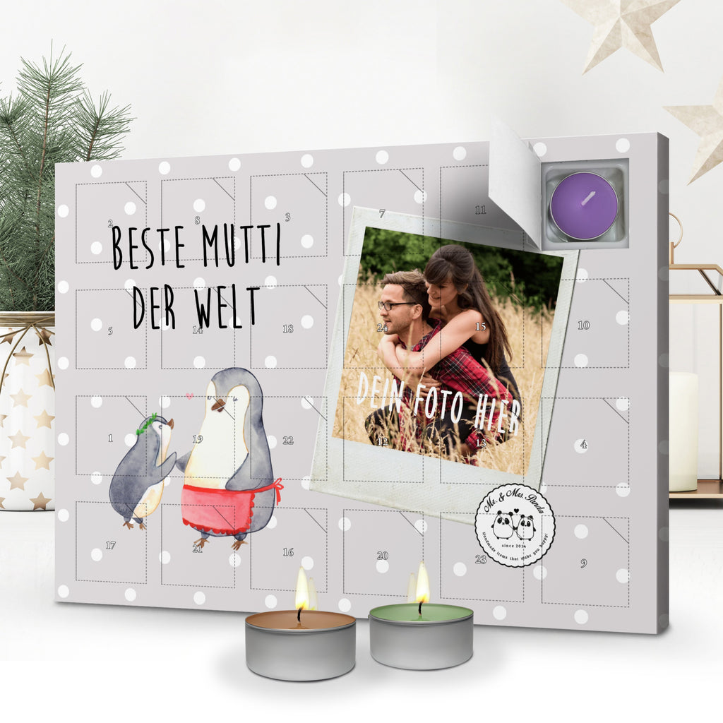 Personalisierter Duftkerzen Foto Adventskalender Pinguin Beste Mutti der Welt Personalisierter Duftkerzen Adventskalender, für, Dankeschön, Geschenk, Schenken, Geburtstag, Geburtstagsgeschenk, Geschenkidee, Danke, Bedanken, Mitbringsel, Freude machen, Geschenktipp, Mama, Mami, Mutter, Muttertag, Mutti, Ma, Tochter, Sohn, Beste Mama, Beste, Supermama