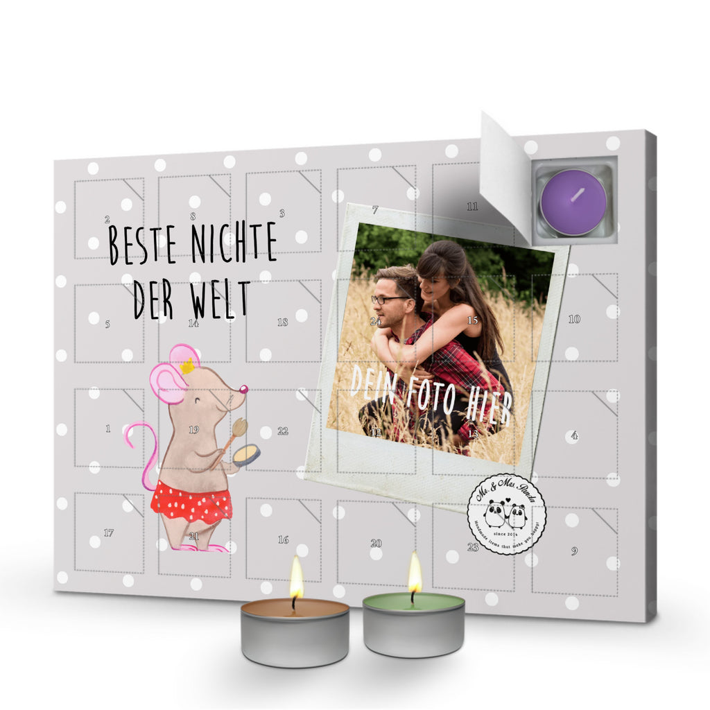 Personalisierter Duftkerzen Foto Adventskalender Maus Beste Nichte der Welt Personalisierter Duftkerzen Adventskalender, für, Dankeschön, Geschenk, Schenken, Geburtstag, Geburtstagsgeschenk, Geschenkidee, Danke, Bedanken, Mitbringsel, Freude machen, Geschenktipp, Nichte, Onkel, Tante, Patentante, Patenonkel, Patenkind, Taufe, Tochter der Schwester, Tochter des Bruders, Beste