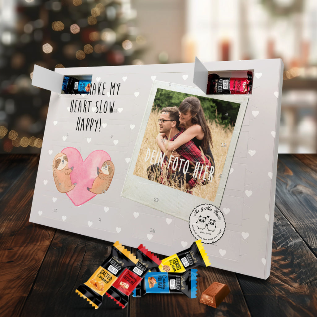 Personalisierter Markenschokolade Foto Adventskalender Faultiere Herz Personalisierter Adventskalender, Liebe, Partner, Freund, Freundin, Ehemann, Ehefrau, Heiraten, Verlobung, Heiratsantrag, Liebesgeschenk, Jahrestag, Hocheitstag, Valentinstag, Geschenk für Frauen, Hochzeitstag, Mitbringsel, Geschenk für Freundin, Geschenk für Partner, Liebesbeweis, für Männer, für Ehemann