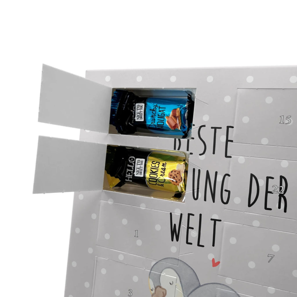 Personalisierter Markenschokolade Foto Adventskalender Pinguin Beste Beziehung der Welt Personalisierter Markenschokolade Foto Adventskalender, für, Dankeschön, Geschenk, Schenken, Geburtstag, Geburtstagsgeschenk, Geschenkidee, Danke, Bedanken, Mitbringsel, Freude machen, Geschenktipp, Beziehung, Zusammen sein, Miteinander gehen, Liebe, Verlieb, Liebesgeschenk