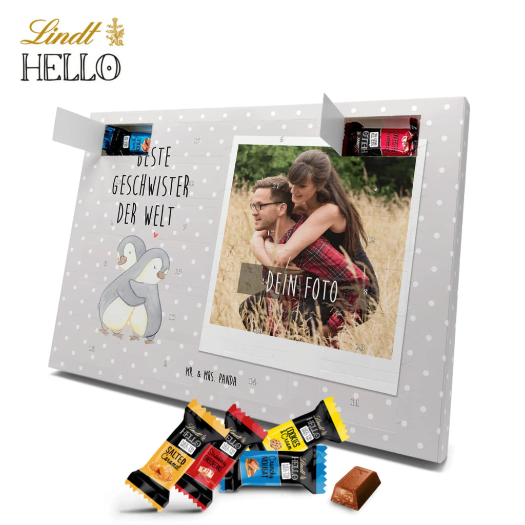 Personalisierter Markenschokolade Foto Adventskalender Pinguin Beste Geschwister der Welt Personalisierter Markenschokolade Foto Adventskalender, für, Dankeschön, Geschenk, Schenken, Geburtstag, Geburtstagsgeschenk, Geschenkidee, Danke, Bedanken, Mitbringsel, Freude machen, Geschenktipp, Geschwister, Geschwisterchen, Bruder, Schwester, Schwestern, Brüder, Familie, Nachwuchs