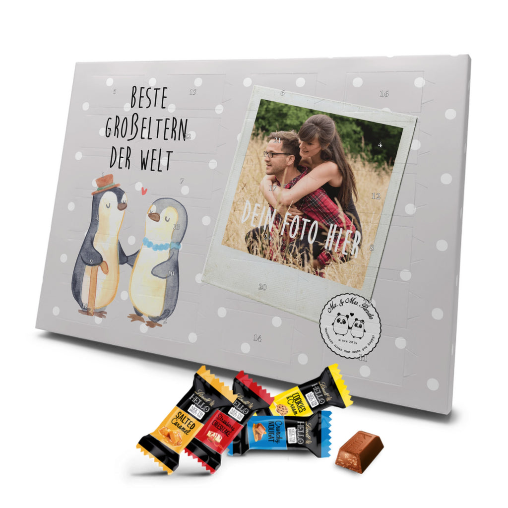 Personalisierter Markenschokolade Foto Adventskalender Pinguin Beste Großeltern der Welt Personalisierter Adventskalender, für, Dankeschön, Geschenk, Schenken, Geburtstag, Geburtstagsgeschenk, Geschenkidee, Danke, Bedanken, Mitbringsel, Freude machen, Geschenktipp, Großeltern, Grosseltern, Großmutter, Großvater, Opa, Omi, Oma, Opi. Großpapa, Großmama, Enkel, Enkelin, Enkelkind, Kleinigkeit, Omma, Ommi, Oppa, Oppi, Bester