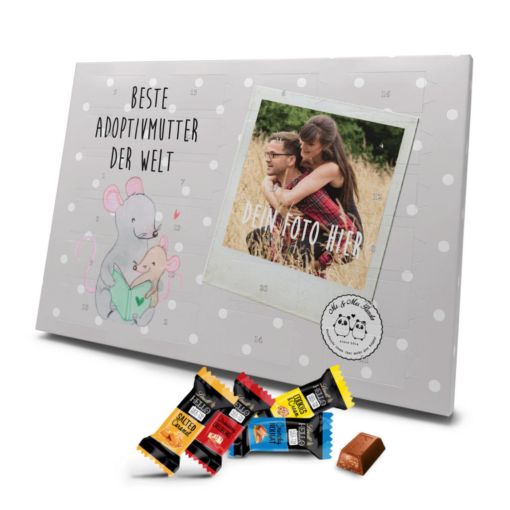 Personalisierter Markenschokolade Foto Adventskalender Maus Beste Adoptivmutter der Welt Personalisierter Adventskalender, für, Dankeschön, Geschenk, Schenken, Geburtstag, Geburtstagsgeschenk, Geschenkidee, Danke, Bedanken, Mitbringsel, Freude machen, Geschenktipp, Adoptivmutter, Adoptivmama, adoptiert, Mama, Mami, Mutter, Muttertag, Mutti, Ma, Tochter, Sohn, Beste Mama, Beste, Supermama