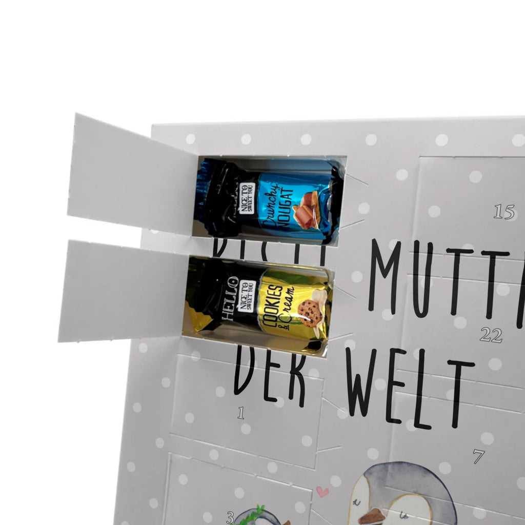 Personalisierter Markenschokolade Foto Adventskalender Pinguin Beste Mutti der Welt Personalisierter Markenschokolade Foto Adventskalender, für, Dankeschön, Geschenk, Schenken, Geburtstag, Geburtstagsgeschenk, Geschenkidee, Danke, Bedanken, Mitbringsel, Freude machen, Geschenktipp, Mama, Mami, Mutter, Muttertag, Mutti, Ma, Tochter, Sohn, Beste Mama, Beste, Supermama