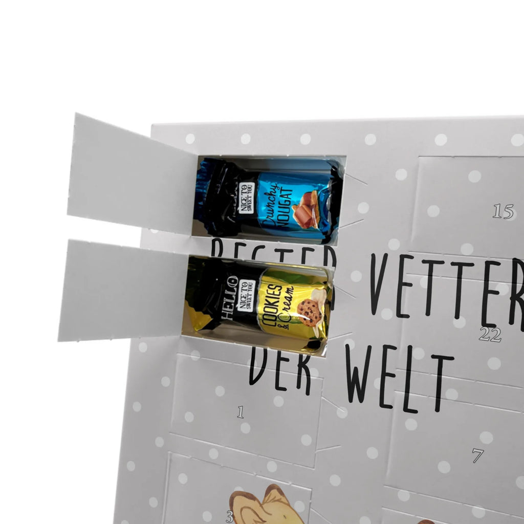 Personalisierter Markenschokolade Foto Adventskalender Fuchs Bester Vetter der Welt Personalisierter Markenschokolade Foto Adventskalender, für, Dankeschön, Geschenk, Schenken, Geburtstag, Geburtstagsgeschenk, Geschenkidee, Danke, Bedanken, Mitbringsel, Freude machen, Geschenktipp, Vetter, Cousin, Kousin, Sohn von Onkel, Sohn von Tante, Familie, Verwandtschaft, Cousine