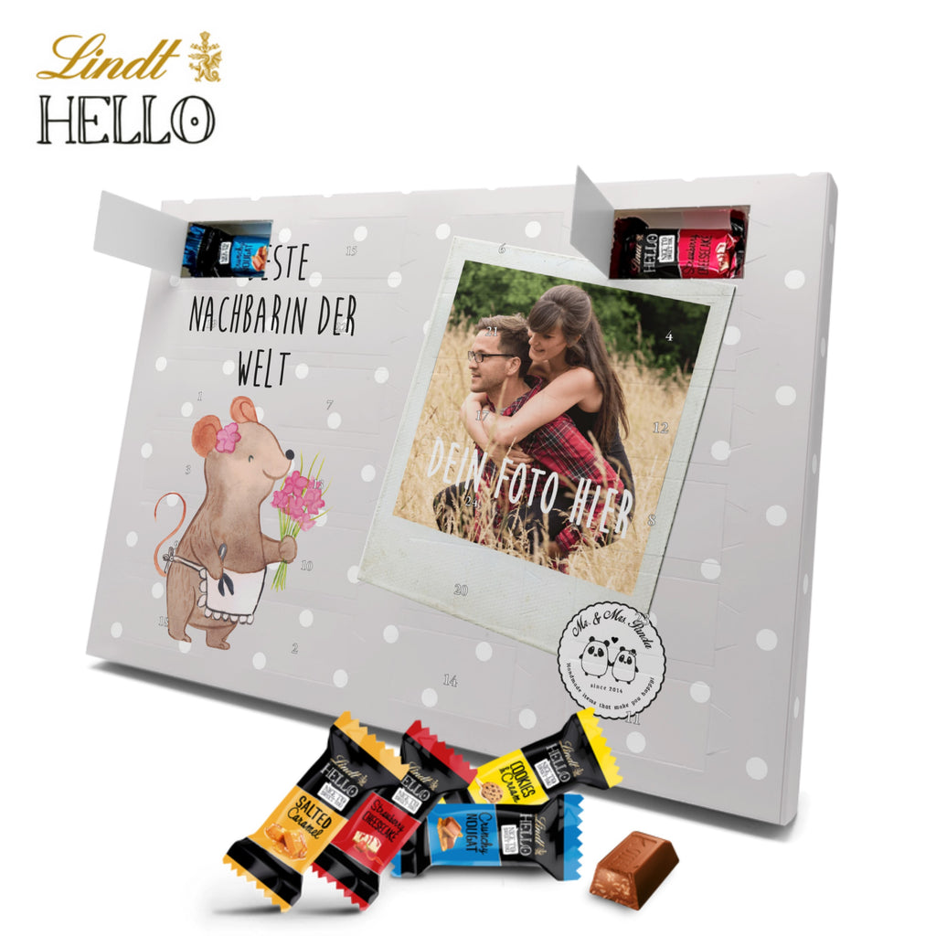 Personalisierter Markenschokolade Foto Adventskalender Maus Beste Nachbarin der Welt Personalisierter Adventskalender, für, Dankeschön, Geschenk, Schenken, Geburtstag, Geburtstagsgeschenk, Geschenkidee, Danke, Bedanken, Mitbringsel, Freude machen, Geschenktipp, Nachbarin, Nachbarn, Nachbarschaft, Freundin, Angrenzer, Anwohnerin, Bewohnerin, Freundschaft