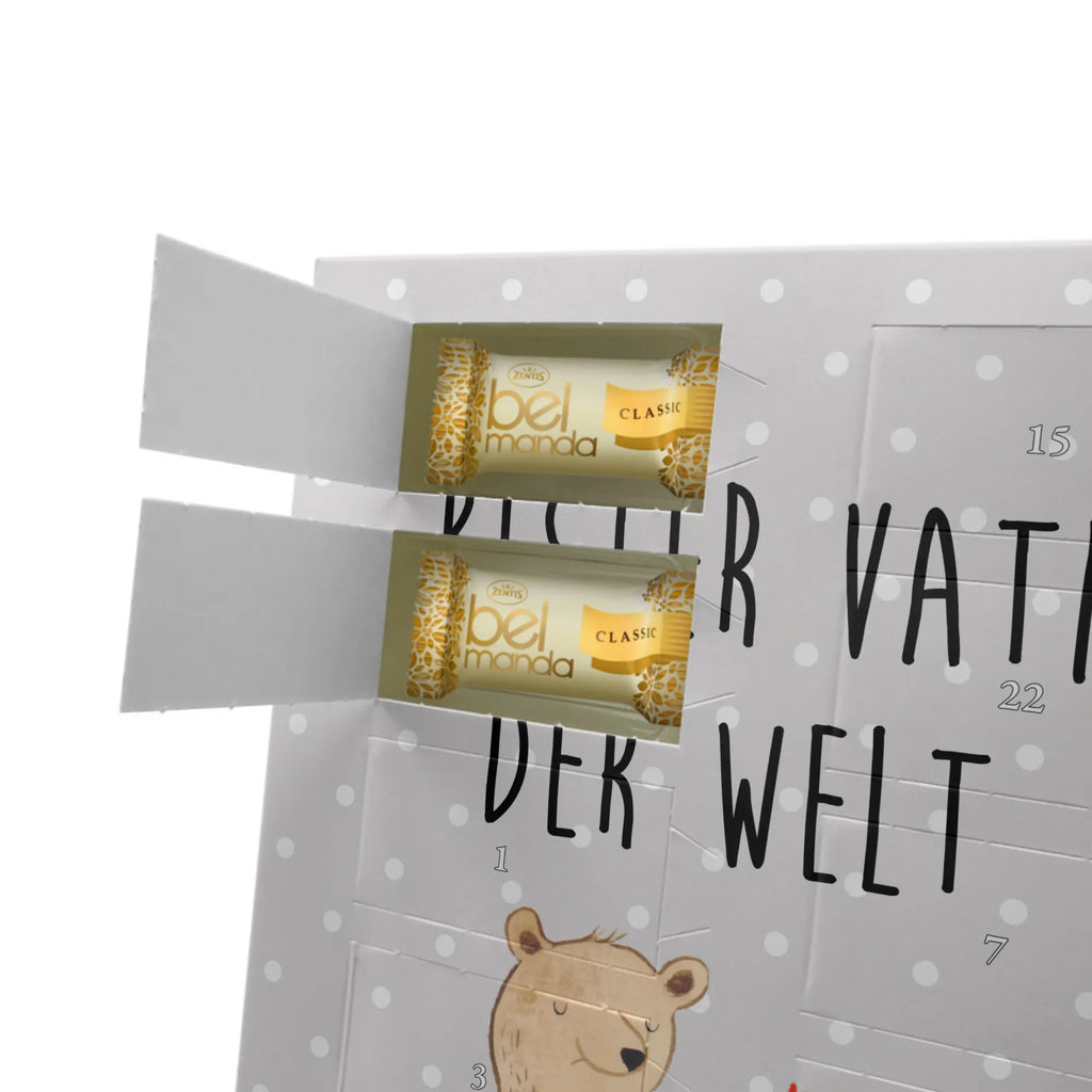 Personalisierter Marzipan Foto Adventskalender Bär Bester Vati der Welt Personalisierter Marzipan Foto Adventskalender, für, Dankeschön, Geschenk, Schenken, Geburtstag, Geburtstagsgeschenk, Geschenkidee, Danke, Bedanken, Mitbringsel, Freude machen, Geschenktipp, Vater, Papa, Dad, Daddy, Paps, Papi, Vati, Eltern, Geschenk Vater, Mann, Familie, Bester, Kleinigkeit