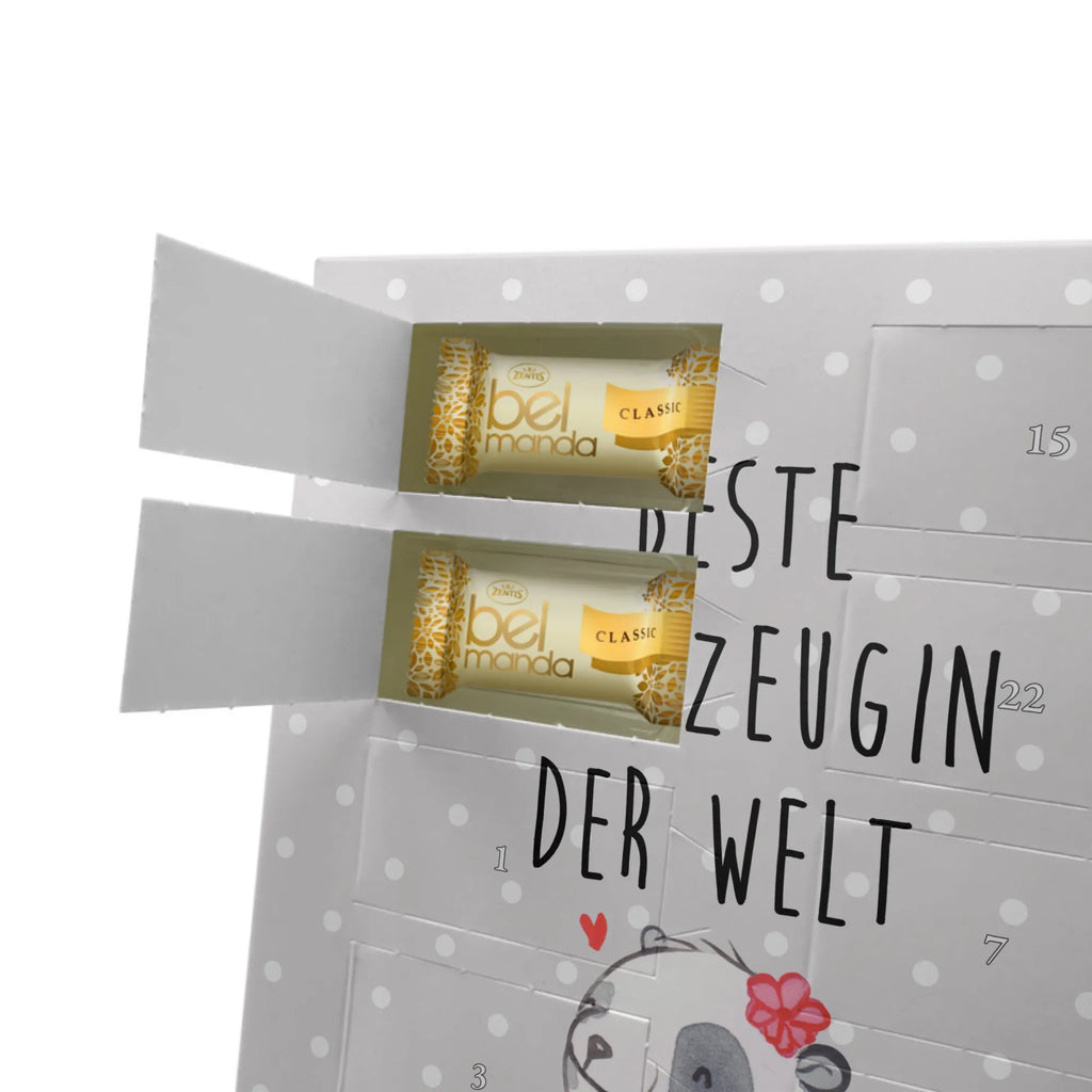 Personalisierter Marzipan Foto Adventskalender Panda Beste Trauzeugin der Welt Personalisierter Marzipan Foto Adventskalender, für, Dankeschön, Geschenk, Schenken, Geburtstag, Geburtstagsgeschenk, Geschenkidee, Danke, Bedanken, Mitbringsel, Freude machen, Geschenktipp, Trauzeugin, Trauhzeugin, Freundin, Hochzeit, Heirat, JGA, Trauung, Kirche, Standesamt, Braut