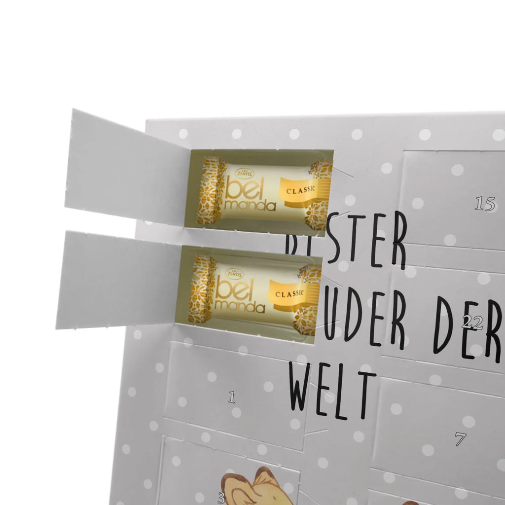 Personalisierter Marzipan Foto Adventskalender Fuchs Bester Halbbruder der Welt Personalisierter Marzipan Foto Adventskalender, für, Dankeschön, Geschenk, Schenken, Geburtstag, Geburtstagsgeschenk, Geschenkidee, Danke, Bedanken, Mitbringsel, Freude machen, Geschenktipp, Halbbruder, Stiefbruder, Stief, Stiefgeschwister, Bruder, Brudi, Geschwister, Bruderherz, Schwester, Familie, Kleinigkeit, Brother, Bester, Sohn