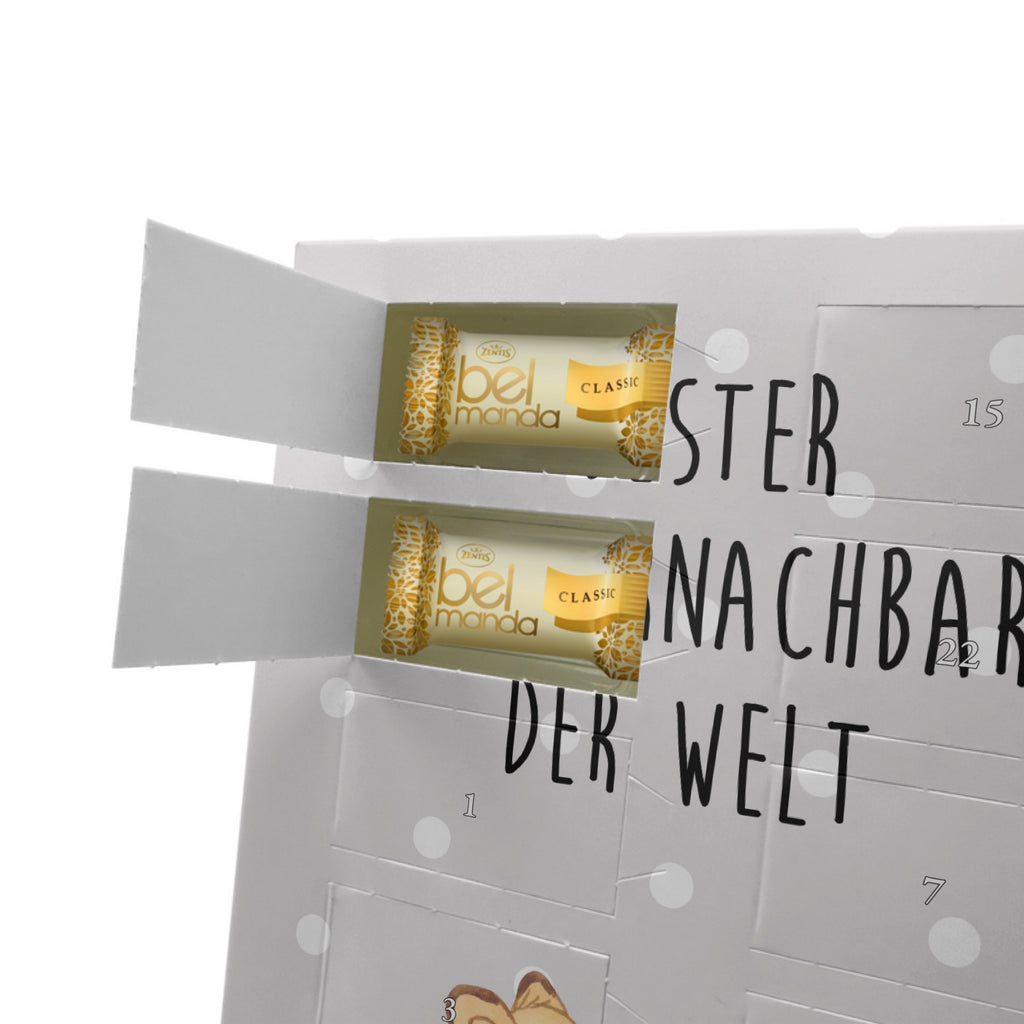 Personalisierter Marzipan Foto Adventskalender Fuchs Bester Zimmernachbar der Welt Personalisierter Marzipan Adventskalender, für, Dankeschön, Geschenk, Schenken, Geburtstag, Geburtstagsgeschenk, Geschenkidee, Danke, Bedanken, Mitbringsel, Freude machen, Geschenktipp, Zimmernachbar, Zimmernachbarn, Zimmer, Krankenhaus, Patient, Kollegin, Wohnheim, Nachbar, WG, Studentenwohnheim