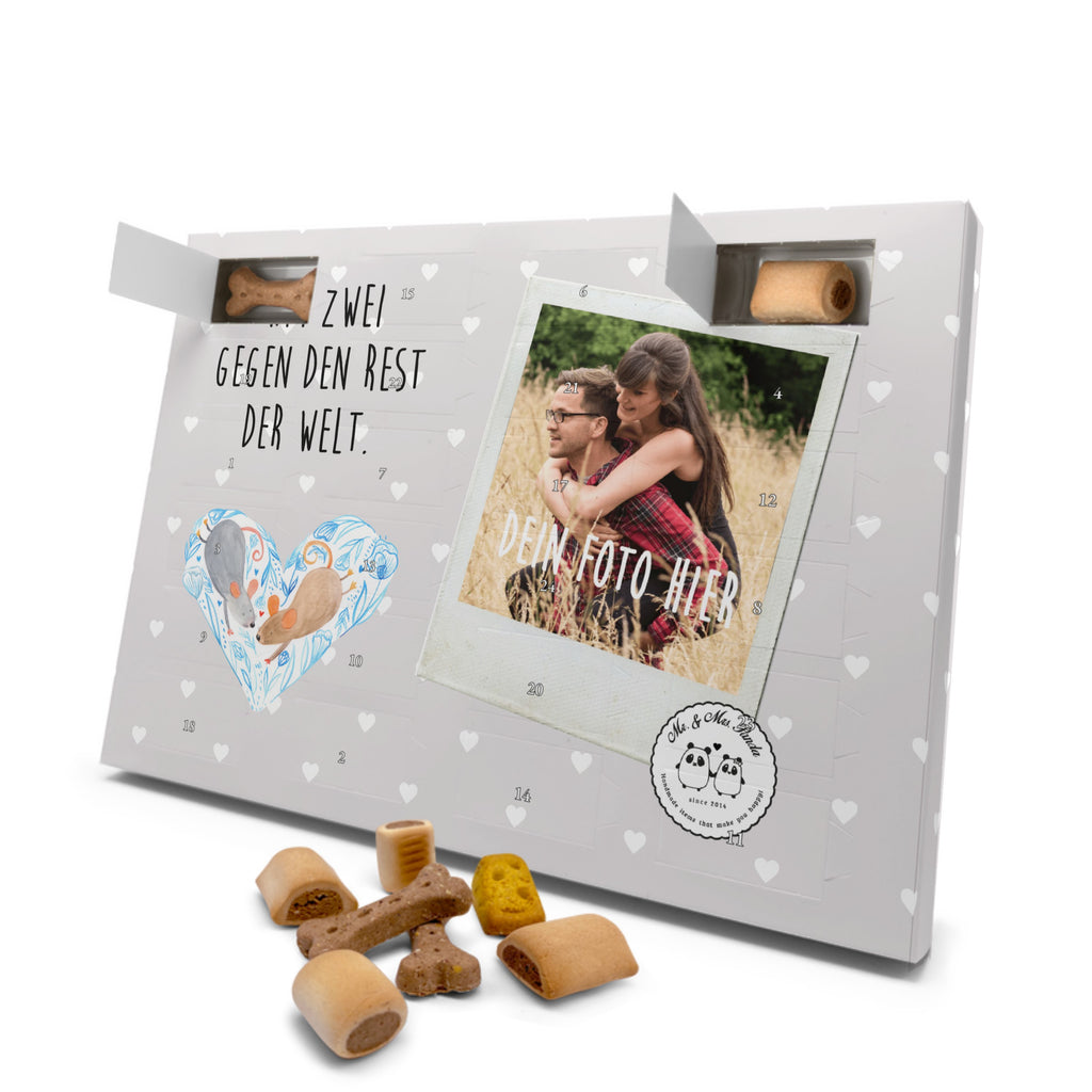 Personalisierter Hunde Foto Adventskalender Mäuse Herz Hunde Adventskalender, Liebe, Partner, Freund, Freundin, Ehemann, Ehefrau, Heiraten, Verlobung, Heiratsantrag, Liebesgeschenk, Jahrestag, Hocheitstag, Maus, Mäuse, Liebesbotschaft, Liebesbeweis, Hochzeit, Lieblingsmensch, Gemeinsamkeit, Love, Geschenk für zwei