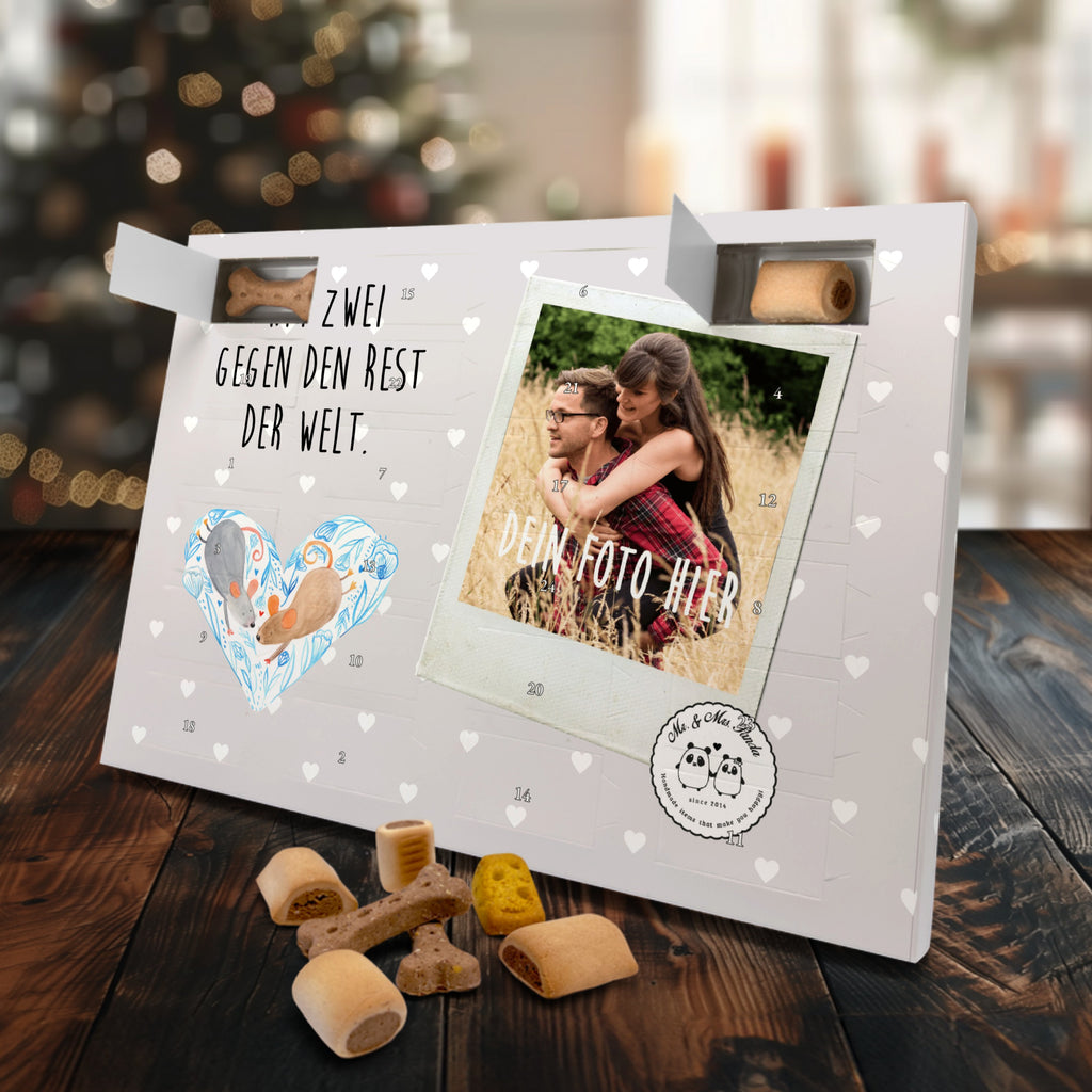 Personalisierter Hunde Foto Adventskalender Mäuse Herz Hunde Adventskalender, Liebe, Partner, Freund, Freundin, Ehemann, Ehefrau, Heiraten, Verlobung, Heiratsantrag, Liebesgeschenk, Jahrestag, Hocheitstag, Maus, Mäuse, Liebesbotschaft, Liebesbeweis, Hochzeit, Lieblingsmensch, Gemeinsamkeit, Love, Geschenk für zwei