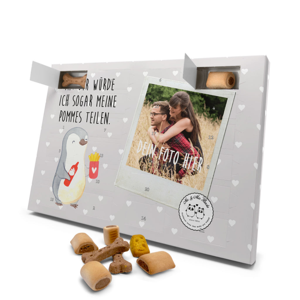 Personalisierter Hunde Foto Adventskalender Pinguin Pommes Hunde Adventskalender, Liebe, Partner, Freund, Freundin, Ehemann, Ehefrau, Heiraten, Verlobung, Heiratsantrag, Liebesgeschenk, Jahrestag, Hocheitstag, Valentinstag, Geschenk für Frauen, Hochzeitstag, Mitbringsel, Geschenk für Freundin, Geschenk für Partner, Liebesbeweis, für Männer, für Ehemann