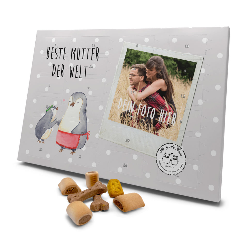 Personalisierter Hunde Foto Adventskalender Pinguin Beste Mutter der Welt Hunde Adventskalender, für, Dankeschön, Geschenk, Schenken, Geburtstag, Geburtstagsgeschenk, Geschenkidee, Danke, Bedanken, Mitbringsel, Freude machen, Geschenktipp, Mama, Mami, Mutter, Muttertag, Mutti, Ma, Tochter, Sohn, Beste Mama, Beste, Supermama