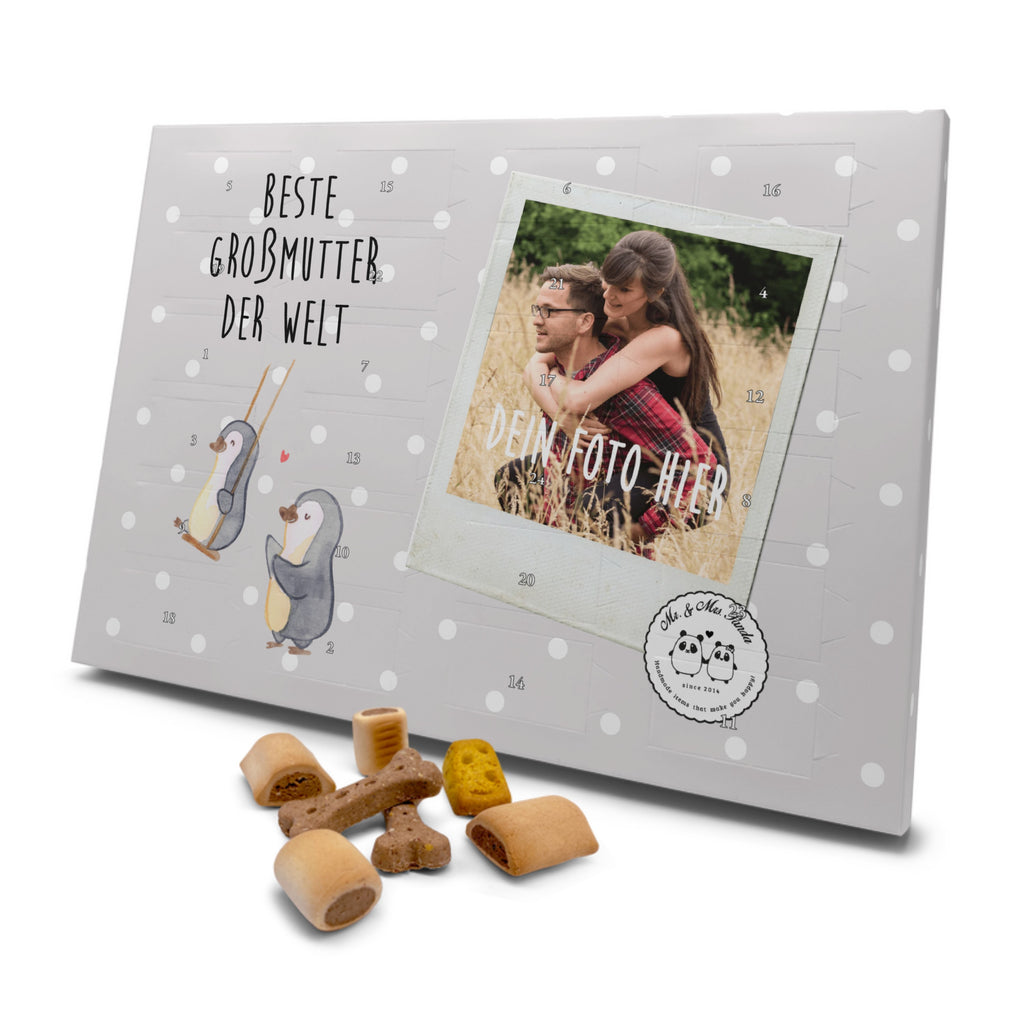 Personalisierter Hunde Foto Adventskalender Pinguin Beste Großmutter der Welt Hunde Adventskalender, für, Dankeschön, Geschenk, Schenken, Geburtstag, Geburtstagsgeschenk, Geschenkidee, Danke, Bedanken, Mitbringsel, Freude machen, Geschenktipp, Großmutter, Omi, Oma, Oma geworden, Grosseltern