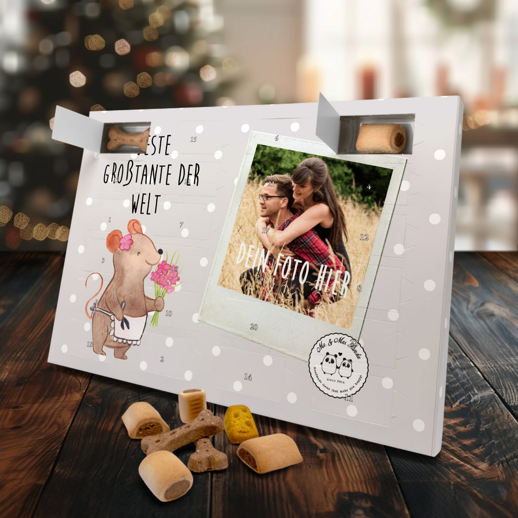 Personalisierter Hunde Foto Adventskalender Maus Beste Großtante der Welt Hunde Adventskalender, für, Dankeschön, Geschenk, Schenken, Geburtstag, Geburtstagsgeschenk, Geschenkidee, Danke, Bedanken, Mitbringsel, Freude machen, Geschenktipp, Großtante, Grosstante, Tante, Lieblingstante, Familie, Schwester, Tanten, Kleinigkeit, Beste, Nichte, Neffe, Groß