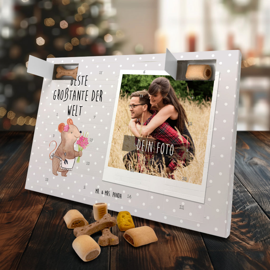 Personalisierter Hunde Foto Adventskalender Maus Beste Großtante der Welt Hunde Adventskalender, für, Dankeschön, Geschenk, Schenken, Geburtstag, Geburtstagsgeschenk, Geschenkidee, Danke, Bedanken, Mitbringsel, Freude machen, Geschenktipp, Großtante, Grosstante, Tante, Lieblingstante, Familie, Schwester, Tanten, Kleinigkeit, Beste, Nichte, Neffe, Groß