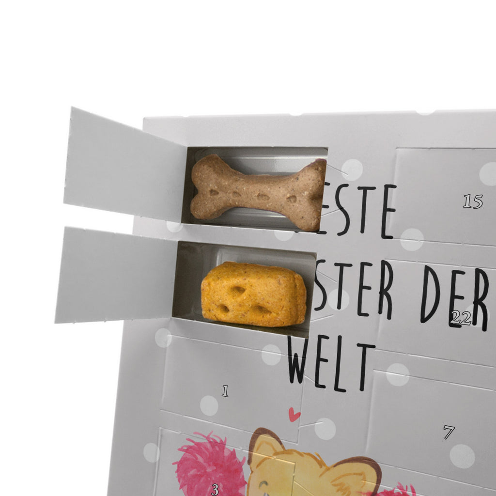 Personalisierter Hunde Foto Adventskalender Fuchs Beste Schwester der Welt Hunde Adventskalender, für, Dankeschön, Geschenk, Schenken, Geburtstag, Geburtstagsgeschenk, Geschenkidee, Danke, Bedanken, Mitbringsel, Freude machen, Geschenktipp, Schwester, Geschwister, Schwesterherz, Sister, Familie, Kleinigkeit, Beste, Tochter