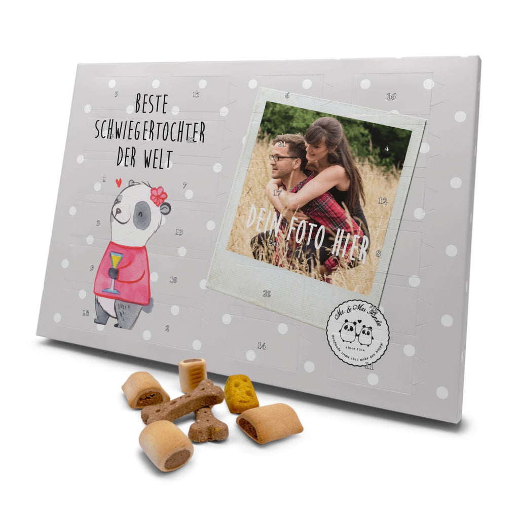 Personalisierter Hunde Foto Adventskalender Panda Beste Schwiegertochter der Welt Hunde Adventskalender, für, Dankeschön, Geschenk, Schenken, Geburtstag, Geburtstagsgeschenk, Geschenkidee, Danke, Bedanken, Mitbringsel, Freude machen, Geschenktipp, Schwiegertochter, Tochter, Ehefrau des Sohns, Frau, angeheiratet, Hochzeit