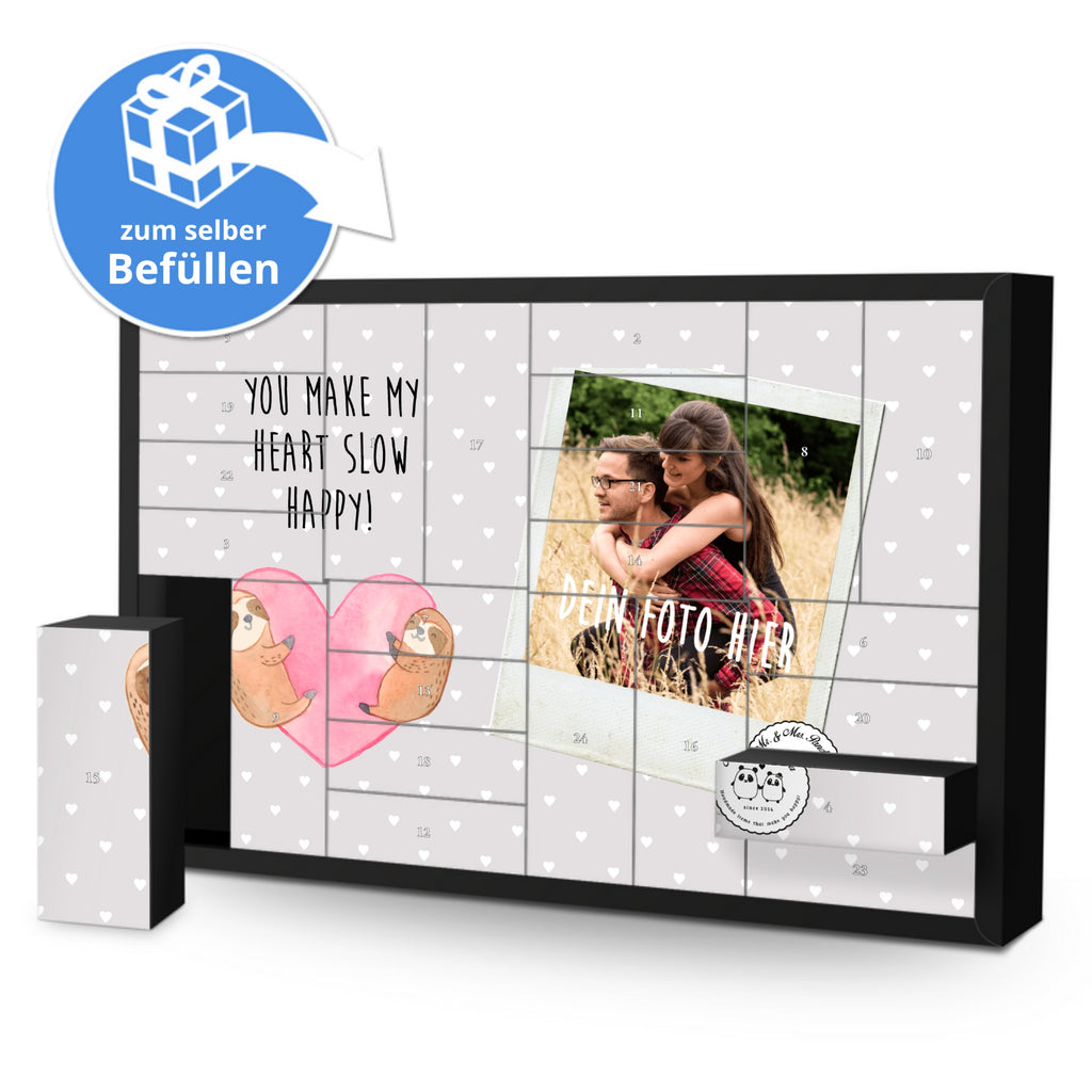 Personalisierter Befüllbarer Foto Adventskalender Faultiere Herz Befüllbarer Adventskalender, Adventskalender zum selbst befüllen, Liebe, Partner, Freund, Freundin, Ehemann, Ehefrau, Heiraten, Verlobung, Heiratsantrag, Liebesgeschenk, Jahrestag, Hocheitstag, Valentinstag, Geschenk für Frauen, Hochzeitstag, Mitbringsel, Geschenk für Freundin, Geschenk für Partner, Liebesbeweis, für Männer, für Ehemann