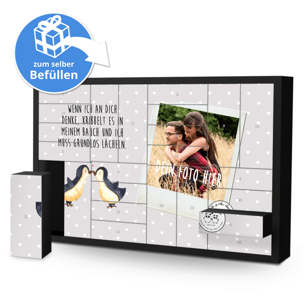 Personalisierter Befüllbarer Foto Adventskalender Pinguine Kuss Befüllbarer Adventskalender, Adventskalender zum selbst befüllen, Liebe, Partner, Freund, Freundin, Ehemann, Ehefrau, Heiraten, Verlobung, Heiratsantrag, Liebesgeschenk, Jahrestag, Hocheitstag, Valentinstag, Geschenk für Frauen, Hochzeitstag, Mitbringsel, Geschenk für Freundin, Geschenk für Partner, Liebesbeweis, für Männer, für Ehemann