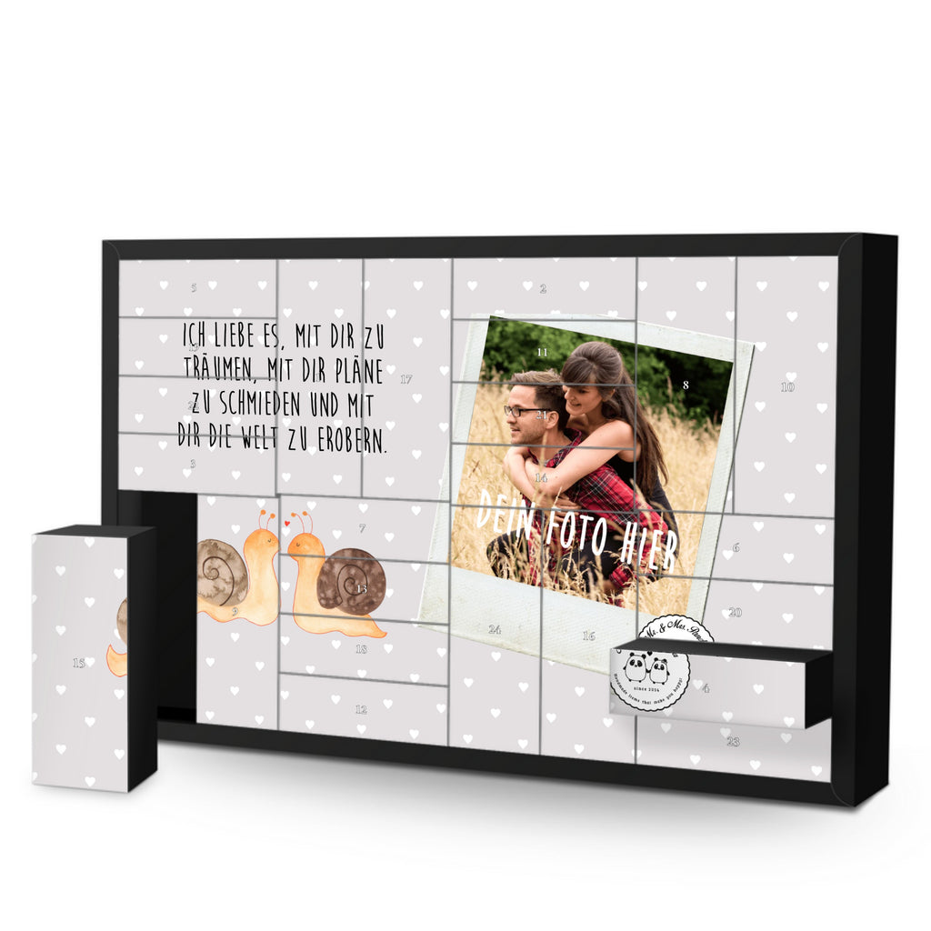 Personalisierter Befüllbarer Foto Adventskalender Schnecken Liebe Befüllbarer Adventskalender, Adventskalender zum selbst befüllen, Liebe, Partner, Freund, Freundin, Ehemann, Ehefrau, Heiraten, Verlobung, Heiratsantrag, Liebesgeschenk, Jahrestag, Hocheitstag