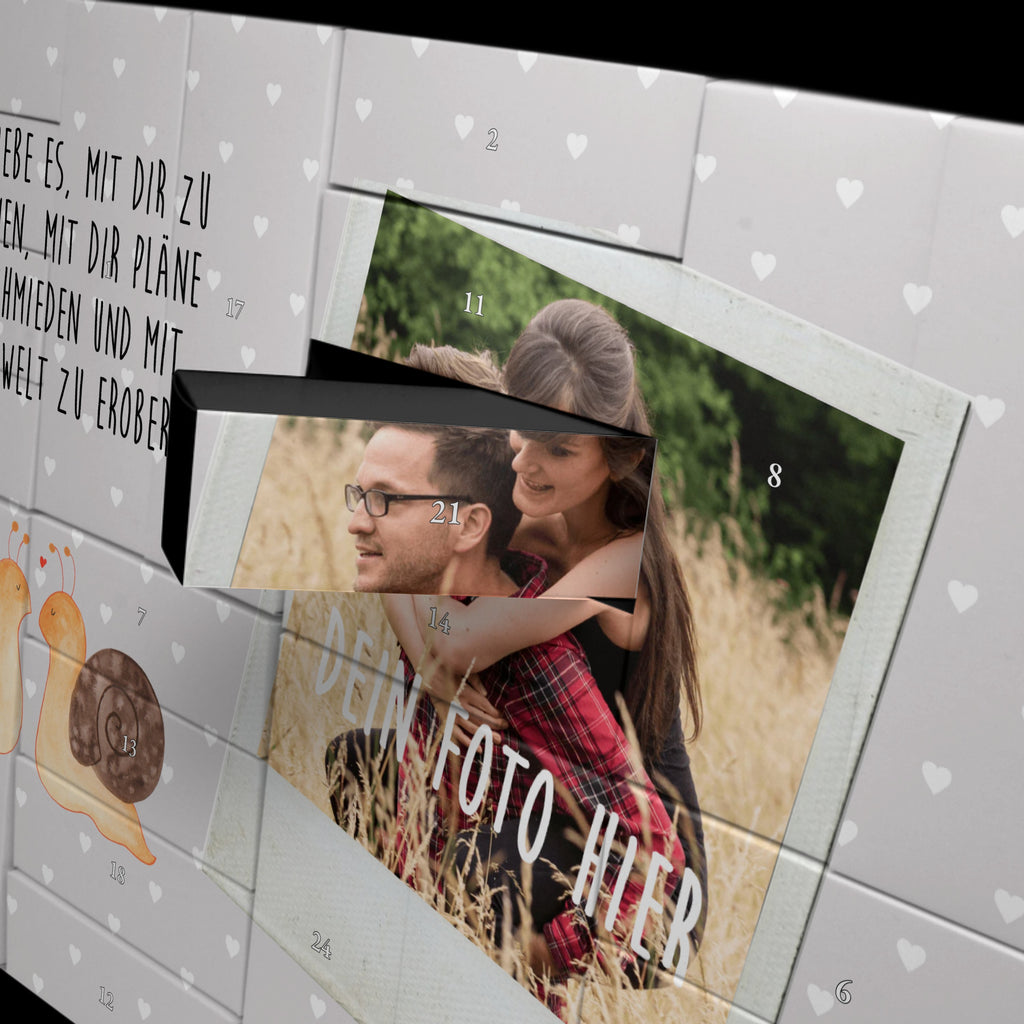 Personalisierter Befüllbarer Foto Adventskalender Schnecken Liebe Befüllbarer Adventskalender, Adventskalender zum selbst befüllen, Liebe, Partner, Freund, Freundin, Ehemann, Ehefrau, Heiraten, Verlobung, Heiratsantrag, Liebesgeschenk, Jahrestag, Hocheitstag