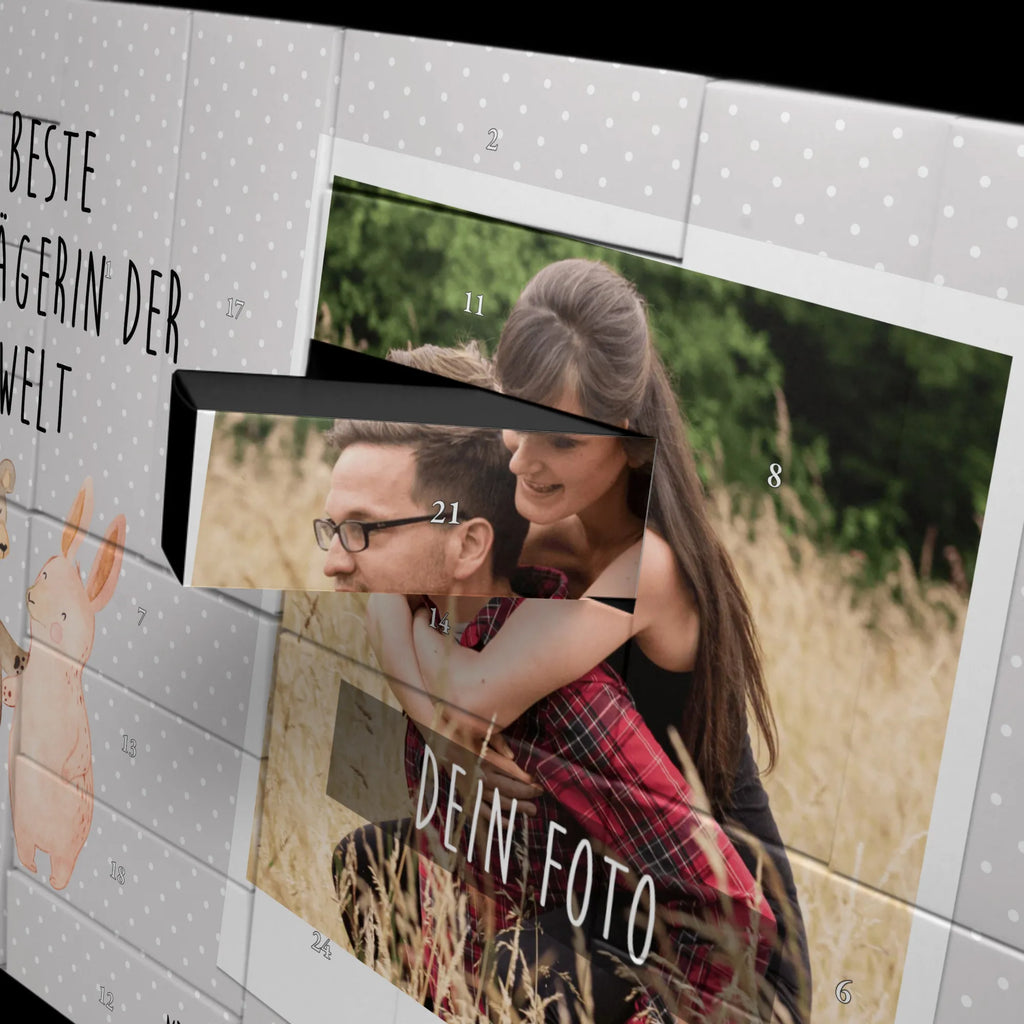 Personalisierter Befüllbarer Foto Adventskalender Hase Beste Schwägerin der Welt Personalisierter Befüllbarer Foto Adventskalender, für, Dankeschön, Geschenk, Schenken, Geburtstag, Geburtstagsgeschenk, Geschenkidee, Danke, Bedanken, Mitbringsel, Freude machen, Geschenktipp, Schwägerin, Schwähgerin, Schwippschwägerin, Familie, Verwandtschaft, angeheiratet, Frau, Ehemann, Schwester, Ehefrau, Bruder, Partner