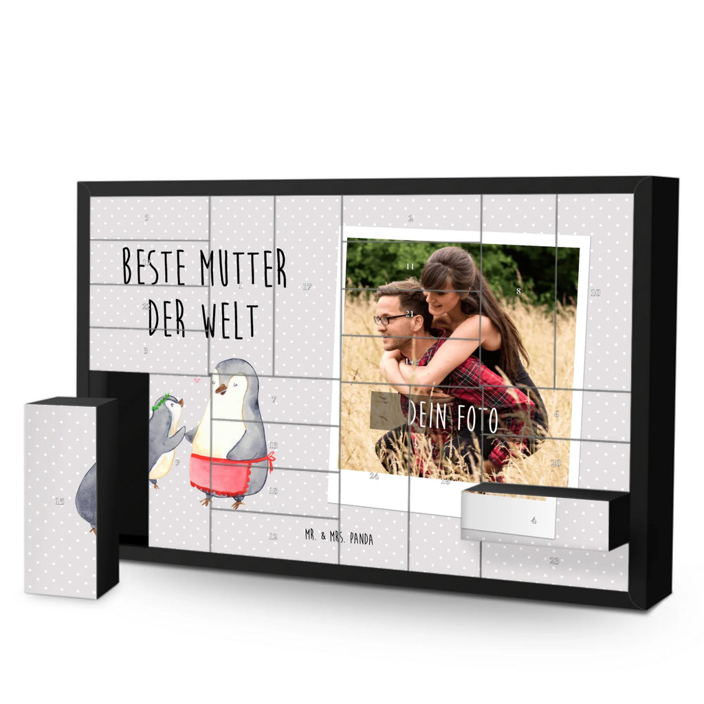 Personalisierter Befüllbarer Foto Adventskalender Pinguin Beste Mutter der Welt Personalisierter Befüllbarer Foto Adventskalender, für, Dankeschön, Geschenk, Schenken, Geburtstag, Geburtstagsgeschenk, Geschenkidee, Danke, Bedanken, Mitbringsel, Freude machen, Geschenktipp, Mama, Mami, Mutter, Muttertag, Mutti, Ma, Tochter, Sohn, Beste Mama, Beste, Supermama