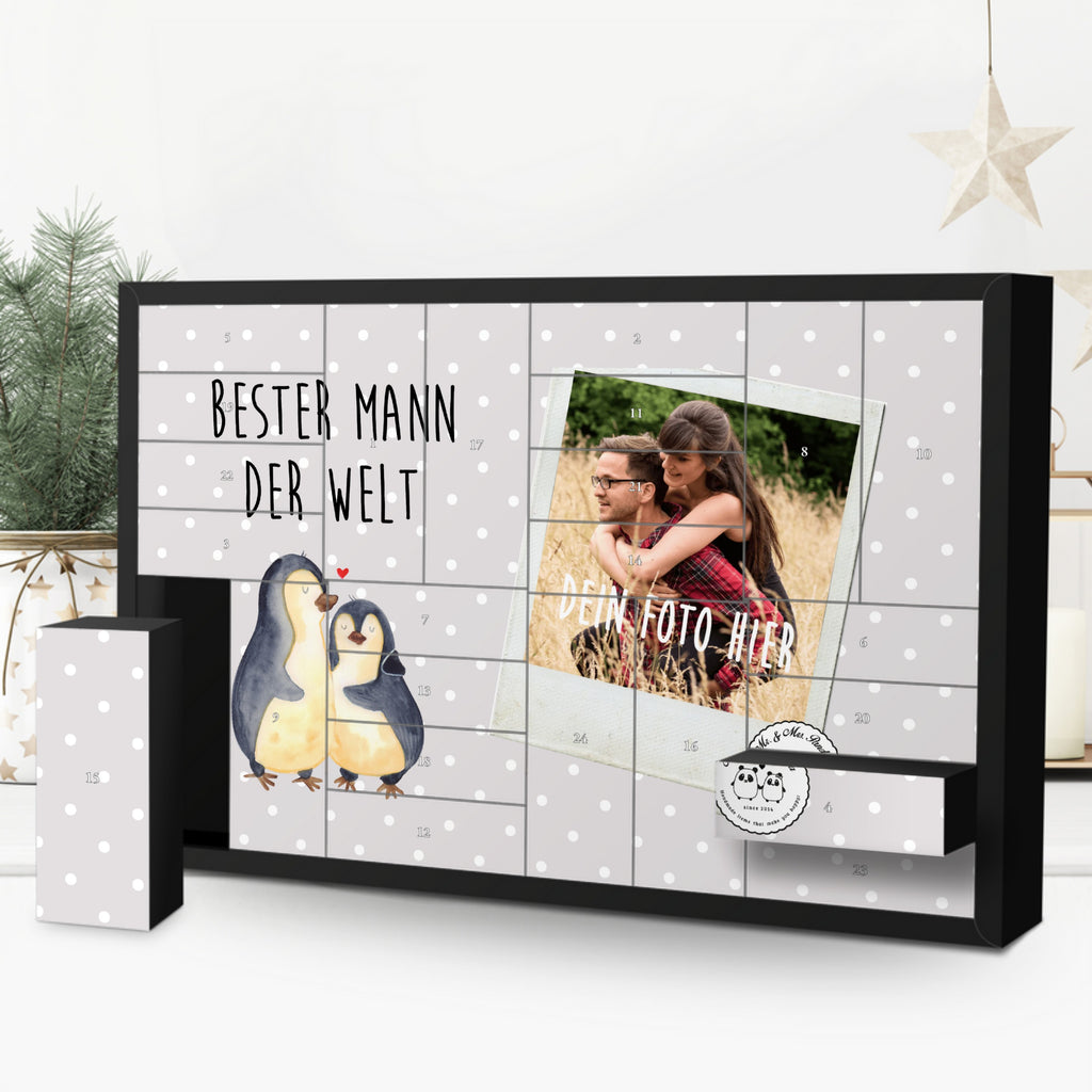 Personalisierter Befüllbarer Foto Adventskalender Pinguin Bester Mann der Welt Befüllbarer Adventskalender, Adventskalender zum selbst befüllen, für, Dankeschön, Geschenk, Schenken, Geburtstag, Geburtstagsgeschenk, Geschenkidee, Danke, Bedanken, Mitbringsel, Freude machen, Geschenktipp, Ehemann, Beste, Mann, Partner, Freund, Traummann, Liebling, Ehepartner, Ehe, Gatte, Lebensgefährte, Bräutigam, Kleinigkeit