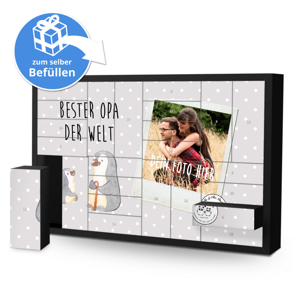 Personalisierter Befüllbarer Foto Adventskalender Pinguin Bester Opa der Welt Befüllbarer Adventskalender, Adventskalender zum selbst befüllen, für, Dankeschön, Geschenk, Schenken, Geburtstag, Geburtstagsgeschenk, Geschenkidee, Danke, Bedanken, Mitbringsel, Freude machen, Geschenktipp, Großvater, Grossvater, Opa, Opi. Großpapa, Großeltern, Enkel, Enkelin, Enkelkind, Kleinigkeit, Oppa, Oppi, Bester