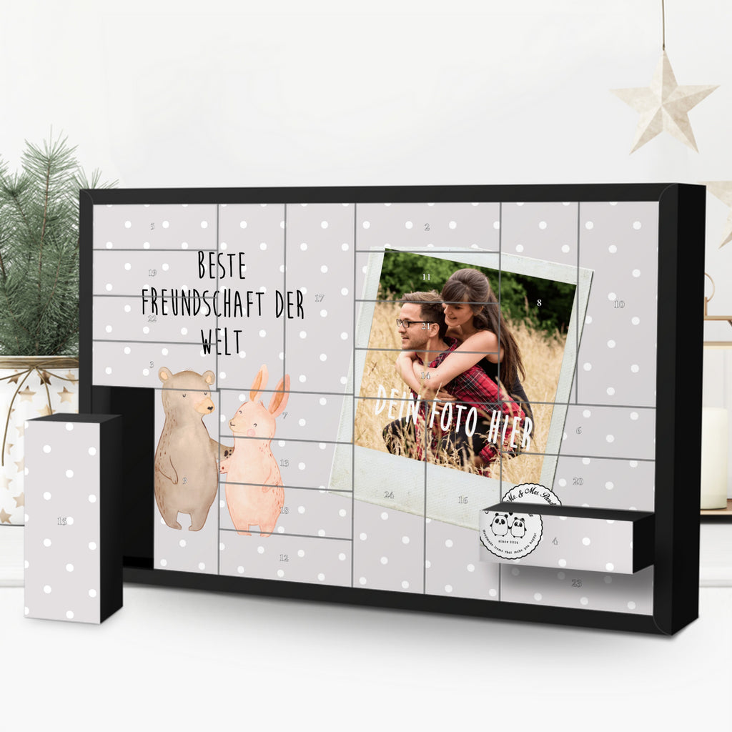 Personalisierter Befüllbarer Foto Adventskalender Hase Beste Freundschaft der Welt Befüllbarer Adventskalender, Adventskalender zum selbst befüllen, für, Dankeschön, Geschenk, Schenken, Geburtstag, Geburtstagsgeschenk, Geschenkidee, Danke, Bedanken, Mitbringsel, Freude machen, Geschenktipp, Freundschaft, Freunde, Freunde fürs Leben, best friends, Freundin, Freund, Clique, Kumpel, bae, bff