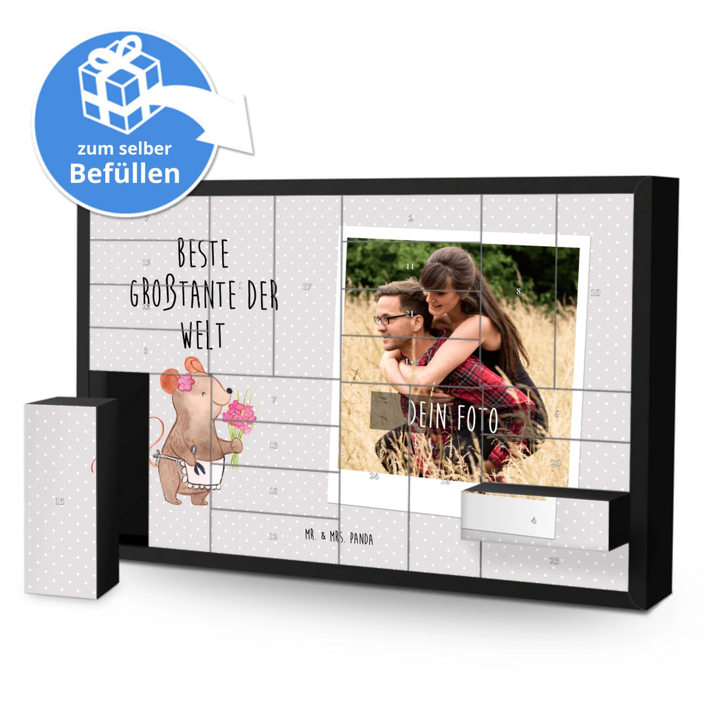 Personalisierter Befüllbarer Foto Adventskalender Maus Beste Großtante der Welt Personalisierter Befüllbarer Foto Adventskalender, für, Dankeschön, Geschenk, Schenken, Geburtstag, Geburtstagsgeschenk, Geschenkidee, Danke, Bedanken, Mitbringsel, Freude machen, Geschenktipp, Großtante, Grosstante, Tante, Lieblingstante, Familie, Schwester, Tanten, Kleinigkeit, Beste, Nichte, Neffe, Groß