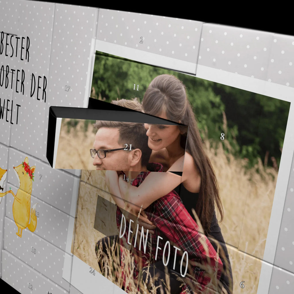 Personalisierter Befüllbarer Foto Adventskalender Fuchs Bester Verlobter der Welt Personalisierter Befüllbarer Foto Adventskalender, für, Dankeschön, Geschenk, Schenken, Geburtstag, Geburtstagsgeschenk, Geschenkidee, Danke, Bedanken, Mitbringsel, Freude machen, Geschenktipp, Verlobter, Verloben, Verlobung, Traummann, Mann, Freund, Ehemann, Zukünftiger, Hochzeit, Ehe