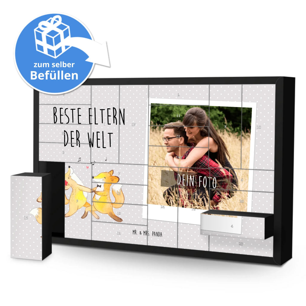 Personalisierter Befüllbarer Foto Adventskalender Fuchs Beste Eltern der Welt Personalisierter Befüllbarer Foto Adventskalender, für, Dankeschön, Geschenk, Schenken, Geburtstag, Geburtstagsgeschenk, Geschenkidee, Danke, Bedanken, Mitbringsel, Freude machen, Geschenktipp, Eltern, Mama, Papa, Erzeuger, Mami, Papi, Familie, Elternpaar, Mama und Papa