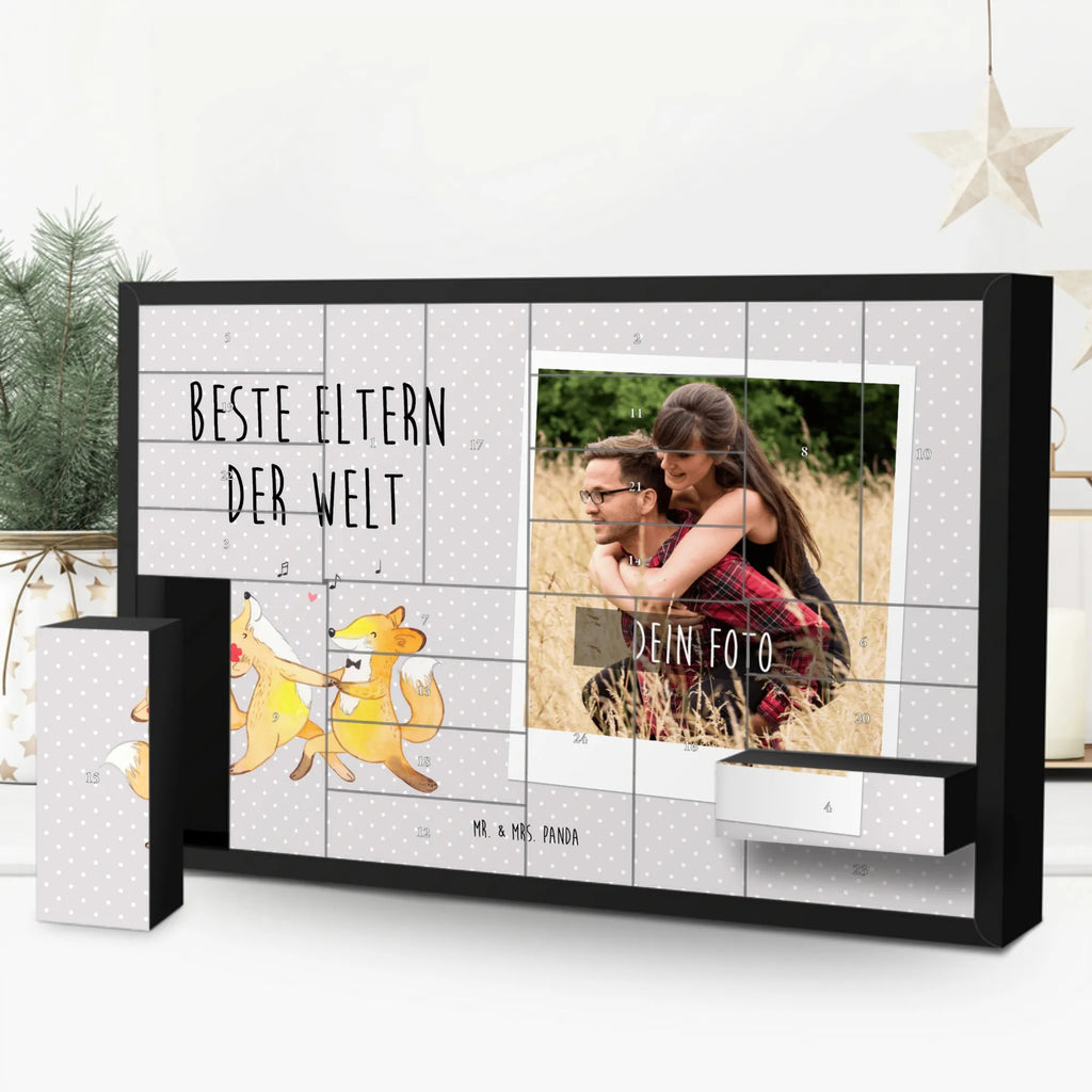 Personalisierter Befüllbarer Foto Adventskalender Fuchs Beste Eltern der Welt Personalisierter Befüllbarer Foto Adventskalender, für, Dankeschön, Geschenk, Schenken, Geburtstag, Geburtstagsgeschenk, Geschenkidee, Danke, Bedanken, Mitbringsel, Freude machen, Geschenktipp, Eltern, Mama, Papa, Erzeuger, Mami, Papi, Familie, Elternpaar, Mama und Papa