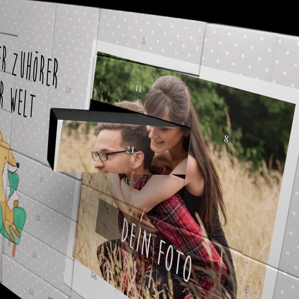 Personalisierter Befüllbarer Foto Adventskalender Fuchs Bester Zuhörer der Welt Personalisierter Befüllbarer Foto Adventskalender, für, Dankeschön, Geschenk, Schenken, Geburtstag, Geburtstagsgeschenk, Geschenkidee, Danke, Bedanken, Mitbringsel, Freude machen, Geschenktipp, Zuhörer, Freund, Freundin, offenes Ohr, Hilfsbereit, Hilfe