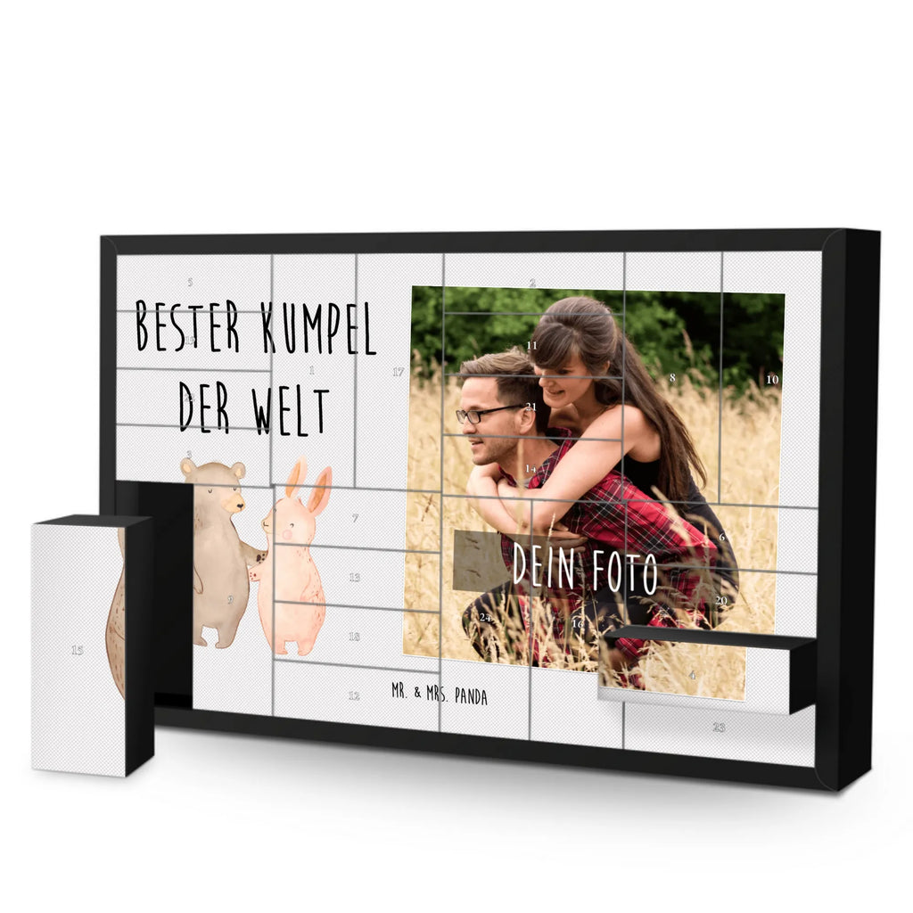 Personalisierter Befüllbarer Foto Adventskalender Hase Bester Kumpel der Welt Personalisierter Befüllbarer Foto Adventskalender, für, Dankeschön, Geschenk, Schenken, Geburtstag, Geburtstagsgeschenk, Geschenkidee, Danke, Bedanken, Mitbringsel, Freude machen, Geschenktipp, Kumpel, Kumpane, bester Freund, Bro, Buddy, Kollege, best friends, Freundschaft, Liebster, Bester