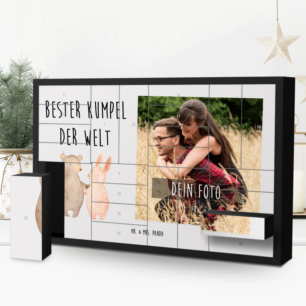 Personalisierter Befüllbarer Foto Adventskalender Hase Bester Kumpel der Welt Personalisierter Befüllbarer Foto Adventskalender, für, Dankeschön, Geschenk, Schenken, Geburtstag, Geburtstagsgeschenk, Geschenkidee, Danke, Bedanken, Mitbringsel, Freude machen, Geschenktipp, Kumpel, Kumpane, bester Freund, Bro, Buddy, Kollege, best friends, Freundschaft, Liebster, Bester