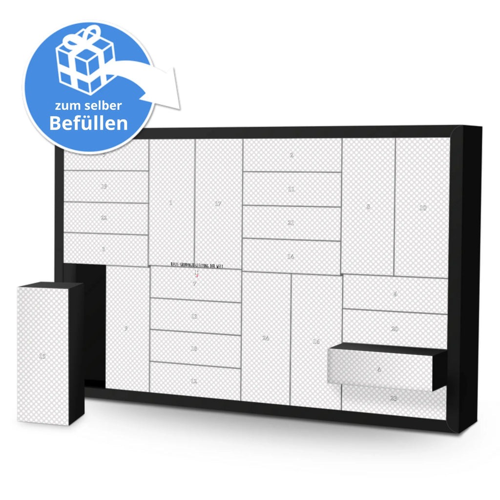 Personalisierter Befüllbarer Foto Adventskalender Panda Beste Shoppingbegleitung der Welt Personalisierter Befüllbarer Foto Adventskalender, für, Dankeschön, Geschenk, Schenken, Geburtstag, Geburtstagsgeschenk, Geschenkidee, Danke, Bedanken, Mitbringsel, Freude machen, Geschenktipp, Shoppingbegleitung, Shoppingpartner, Begleitung, Shoppen, Partner, Freundin, Freund, bff, Shopping, Einkaufen, Shopping-Queen, Queen, Bester