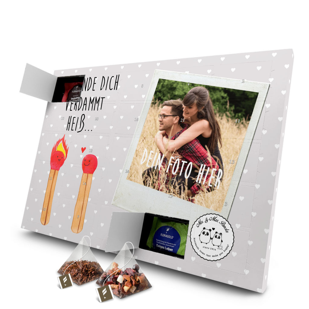 Personalisierter Tee Foto Adventskalender Streichhölzer Personalisierter Tee Adventskalender, Liebe, Partner, Freund, Freundin, Ehemann, Ehefrau, Heiraten, Verlobung, Heiratsantrag, Liebesgeschenk, Jahrestag, Hocheitstag, Streichhölzer