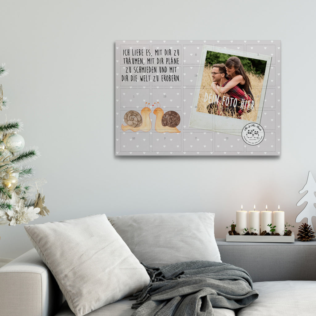 Personalisierter Tee Foto Adventskalender Schnecken Liebe Personalisierter Tee Adventskalender, Liebe, Partner, Freund, Freundin, Ehemann, Ehefrau, Heiraten, Verlobung, Heiratsantrag, Liebesgeschenk, Jahrestag, Hocheitstag