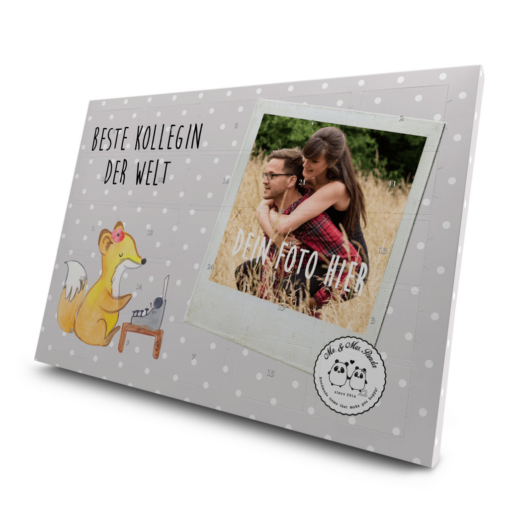 Personalisierter Tee Foto Adventskalender Fuchs Beste Kollegin der Welt Personalisierter Tee Adventskalender, für, Dankeschön, Geschenk, Schenken, Geburtstag, Geburtstagsgeschenk, Geschenkidee, Danke, Bedanken, Mitbringsel, Freude machen, Geschenktipp, Arbeitskollegin, Kollegin, Freundin, Büro, Abschiedsgeschenk, Ruhestand, Arbeit, Mitarbeiterin, Berufsgenossin, Beruf