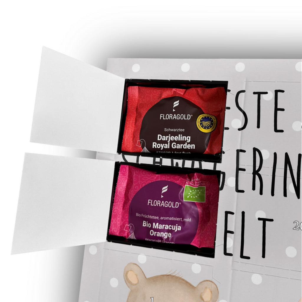 Personalisierter Tee Foto Adventskalender Hase Beste Schwägerin der Welt Personalisierter Tee Adventskalender, für, Dankeschön, Geschenk, Schenken, Geburtstag, Geburtstagsgeschenk, Geschenkidee, Danke, Bedanken, Mitbringsel, Freude machen, Geschenktipp, Schwägerin, Schwähgerin, Schwippschwägerin, Familie, Verwandtschaft, angeheiratet, Frau, Ehemann, Schwester, Ehefrau, Bruder, Partner