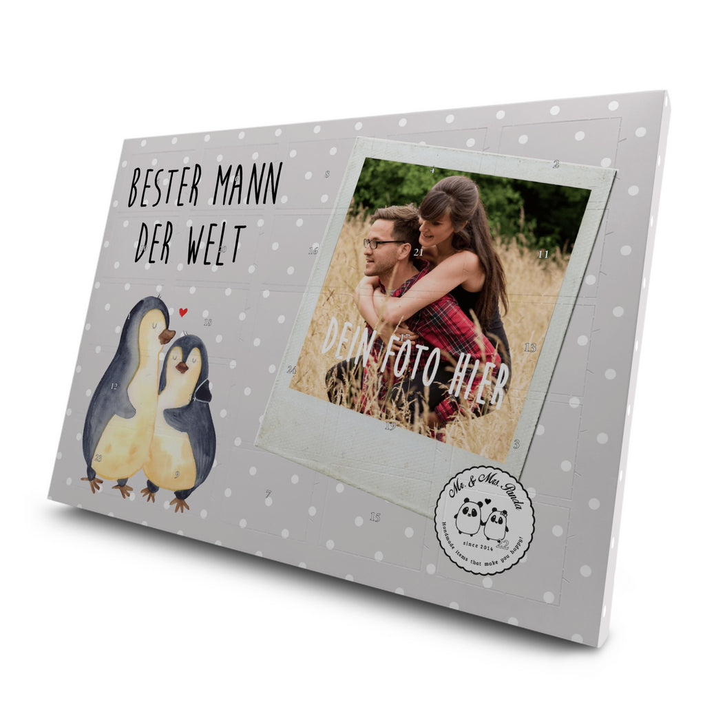 Personalisierter Tee Foto Adventskalender Pinguin Bester Mann der Welt Personalisierter Tee Adventskalender, für, Dankeschön, Geschenk, Schenken, Geburtstag, Geburtstagsgeschenk, Geschenkidee, Danke, Bedanken, Mitbringsel, Freude machen, Geschenktipp, Ehemann, Beste, Mann, Partner, Freund, Traummann, Liebling, Ehepartner, Ehe, Gatte, Lebensgefährte, Bräutigam, Kleinigkeit