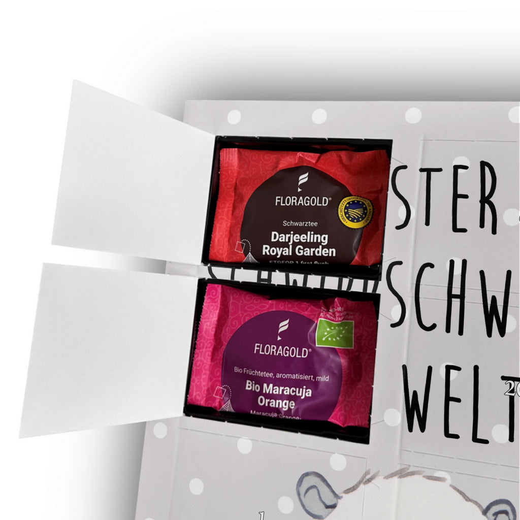 Personalisierter Tee Foto Adventskalender Panda Bester Schwippschwager der Welt Personalisierter Tee Adventskalender, für, Dankeschön, Geschenk, Schenken, Geburtstag, Geburtstagsgeschenk, Geschenkidee, Danke, Bedanken, Mitbringsel, Freude machen, Geschenktipp, Schwippschwager, Schwibschwager, Schwipschwager, Schwager, Schwager des Ehepartners, Familie, Verwandtschaft, angeheiratet